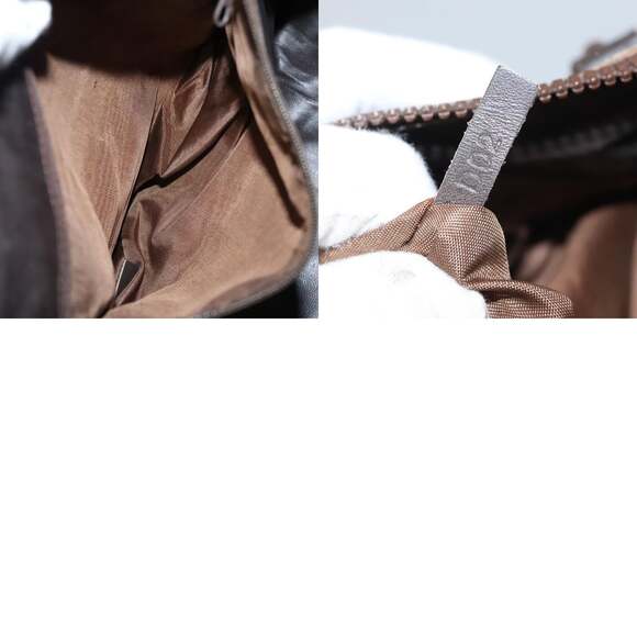 CELINE C Sulky Hand Bag Canvas Brown Gold - Picture 13 of 13